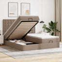 vidaXL Lit ottoman avec matelas 160x200cm noir artistique