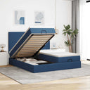 vidaXL Lit ottoman avec matelas 160x200cm gris gris