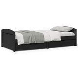 vidaXL Slaapbank met 2 lades IRUN 90x200 cm massief grenenhout