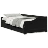 vidaXL Slaapbank met 2 lades IRUN 90x200 cm massief grenenhout wit