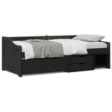 vidaXL Slaapbank met 3 lades IRUN 90x200 cm massief grenenhout