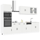 vidaXL 7-delige Keukenkastenset Kalmar bewerkt hout wit