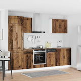 vidaXL 7-delige Keukenkastenset Kalmar bewerkt hout wit