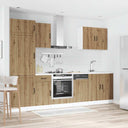 vidaXL 7-delige Keukenkastenset Lucca bewerkt hout wit