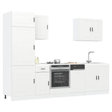 vidaXL 7-Piece Kitchen Cabinet Set Porto Engineered Wood White
