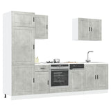 vidaXL 7-Piece Kitchen Cabinet Set Porto Engineered Wood White