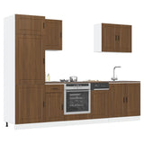 vidaXL 7-Piece Kitchen Cabinet Set Porto Engineered Wood White