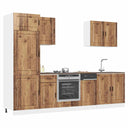 vidaXL 7-Piece Kitchen Cabinet Set Porto Engineered Wood White