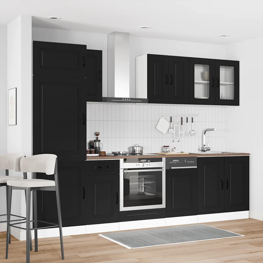 vidaXL 8-Piece Kitchen Cabinet Set Kalmar Engineered Wood White