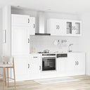 vidaXL 8-Piece Kitchen Cabinet Set Kalmar Engineered Wood White
