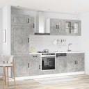 vidaXL 8-Piece Kitchen Cabinet Set Kalmar Engineered Wood White