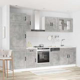 vidaXL 8-Piece Kitchen Cabinet Set Kalmar Engineered Wood White
