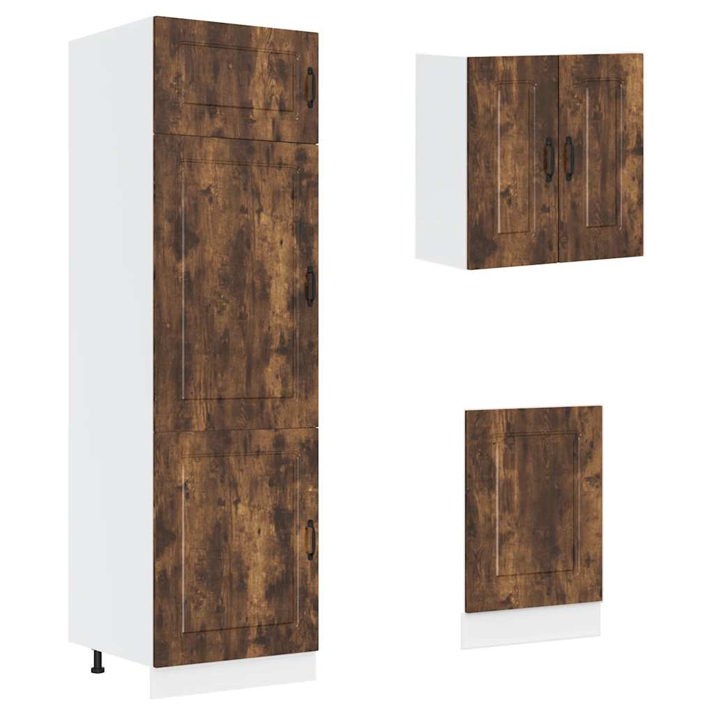 vidaXL 8-Piece Kitchen Cabinet Set Kalmar Engineered Wood White
