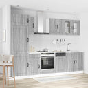 vidaXL 8-Piece Kitchen Cabinet Set Kalmar Engineered Wood White