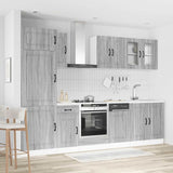 vidaXL 8-Piece Kitchen Cabinet Set Kalmar Engineered Wood White