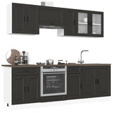 vidaXL 8-Piece Kitchen Cabinet Set Porto Engineered Wood White
