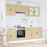 vidaXL 8-Piece Kitchen Cabinet Set Porto Engineered Wood White