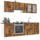 vidaXL 8-Piece Kitchen Cabinet Set Porto Engineered Wood White