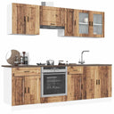 vidaXL 8-Piece Kitchen Cabinet Set Porto Engineered Wood White