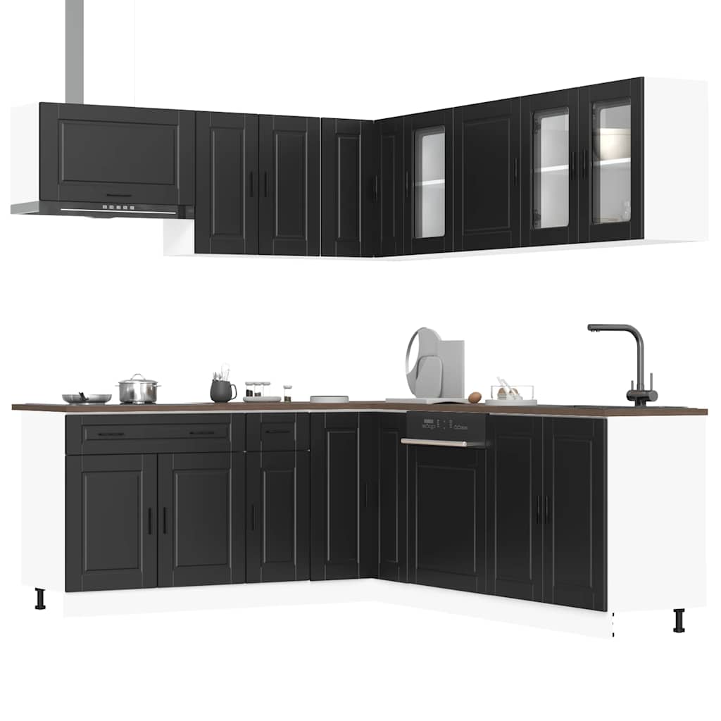 vidaXL 11-Piece Kitchen Cabinet Set Porto Engineered Wood White