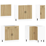 vidaXL 11-Piece Kitchen Cabinet Set Porto Engineered Wood White
