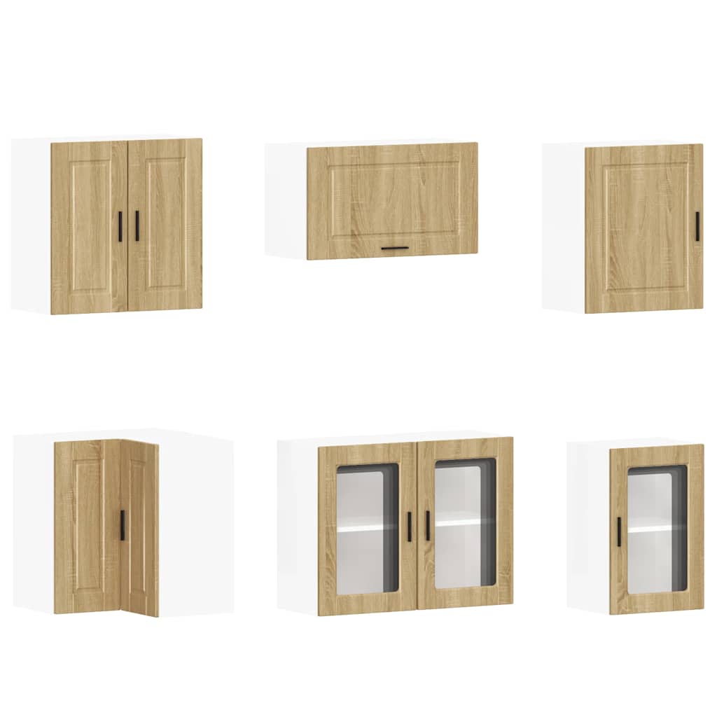 vidaXL 11-Piece Kitchen Cabinet Set Porto Engineered Wood White
