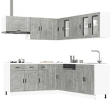 vidaXL 11-Piece Kitchen Cabinet Set Porto Engineered Wood White
