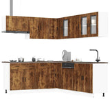 vidaXL 11-Piece Kitchen Cabinet Set Porto Engineered Wood White