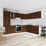 vidaXL 14-delige Keukenkastenset Lucca bewerkt hout wit