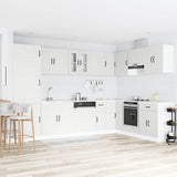 vidaXL Keuken Kast Kalmar Wit 80 x 46 x 81,5 cm Bewerkt hout