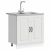 vidaXL Keuken Kast Kalmar Wit 80 x 46 x 81,5 cm Bewerkt hout