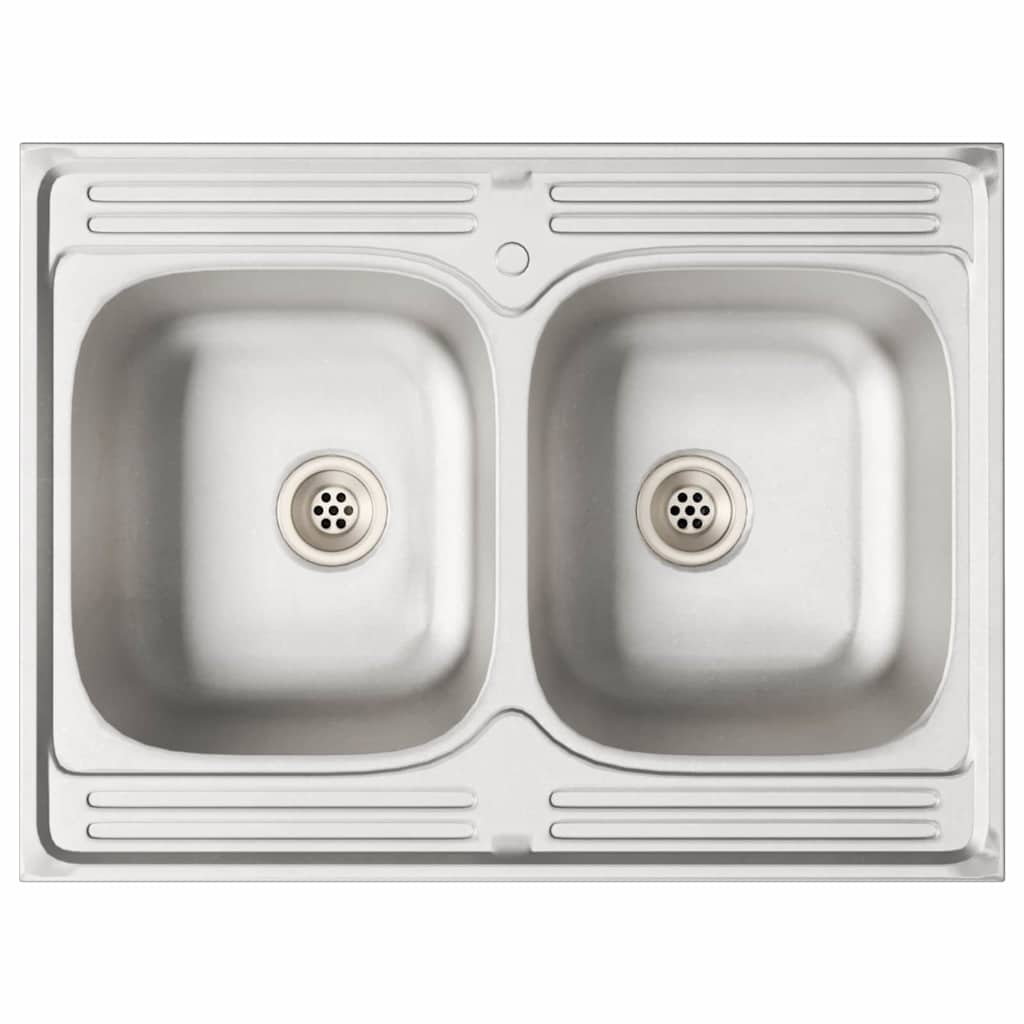 vidaXL Keuken Kast Kalmar Wit 80 x 46 x 81,5 cm Bewerkt hout