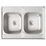 vidaXL Keuken Kast Kalmar Wit 80 x 46 x 81,5 cm Bewerkt hout