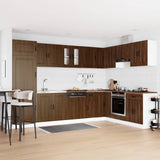 vidaXL Keuken Kast Kalmar Wit 80 x 46 x 81,5 cm Bewerkt hout