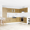 vidaXL Keuken Kast Kalmar Wit 80 x 46 x 81,5 cm Bewerkt hout