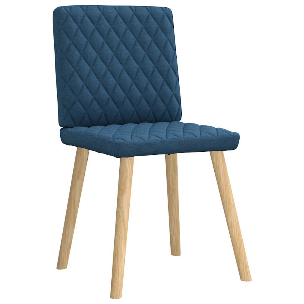 vidaXL Dining Chairs 4 pcs fabric light grey
