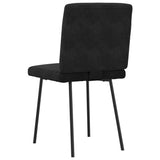 vidaXL Eetkamerstoelen 4 st fluweel lichtgrijs