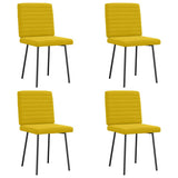 vidaXL Eetkamerstoelen 4 st fluweel lichtgrijs