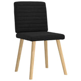 vidaXL Eetkamerstoelen 4 st stof lichtgrijs