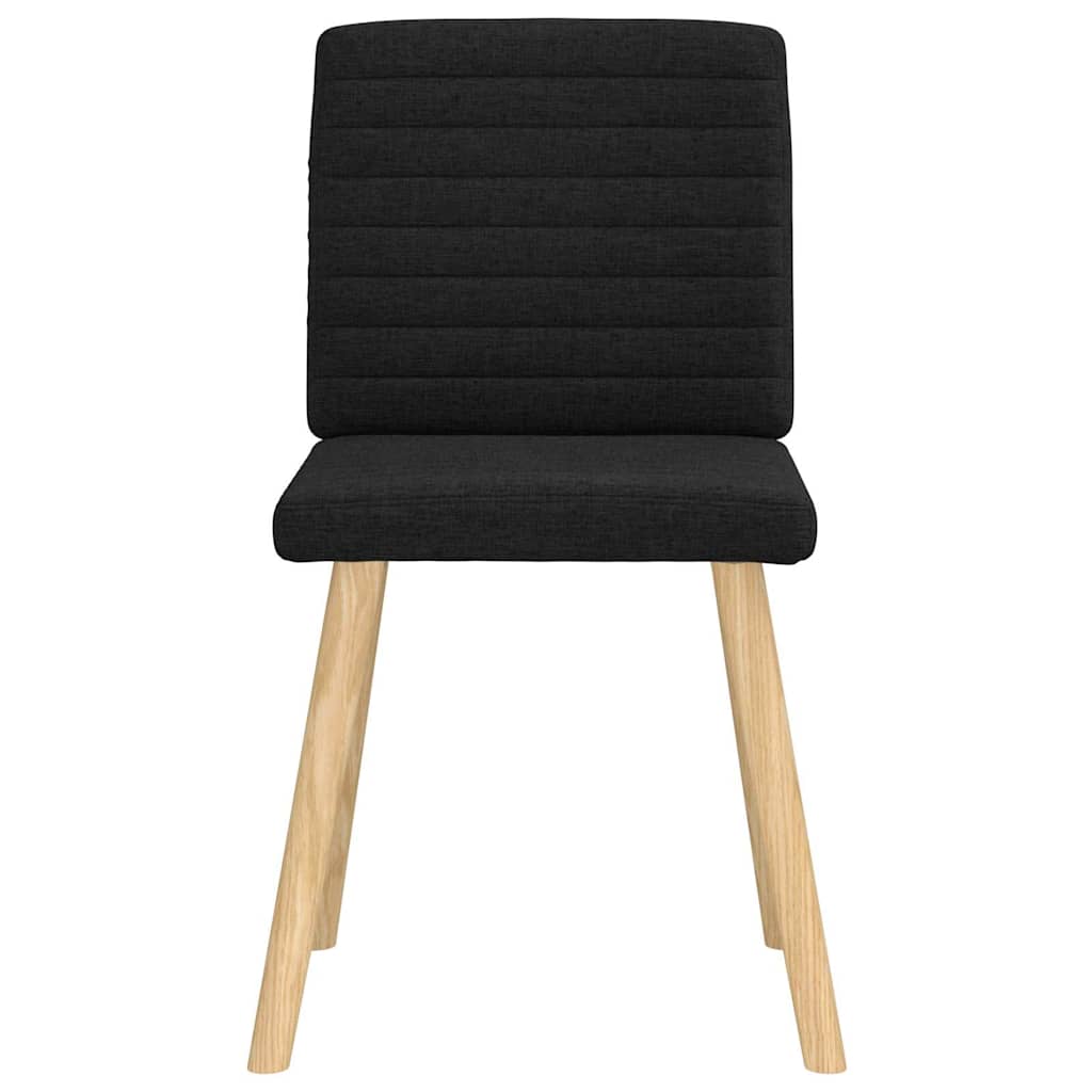 vidaXL Eetkamerstoelen 4 st stof lichtgrijs