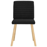 vidaXL Eetkamerstoelen 4 st stof lichtgrijs