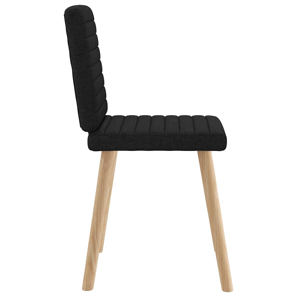 vidaXL Eetkamerstoelen 4 st stof lichtgrijs