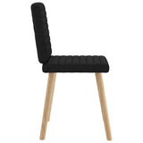 vidaXL Eetkamerstoelen 4 st stof lichtgrijs