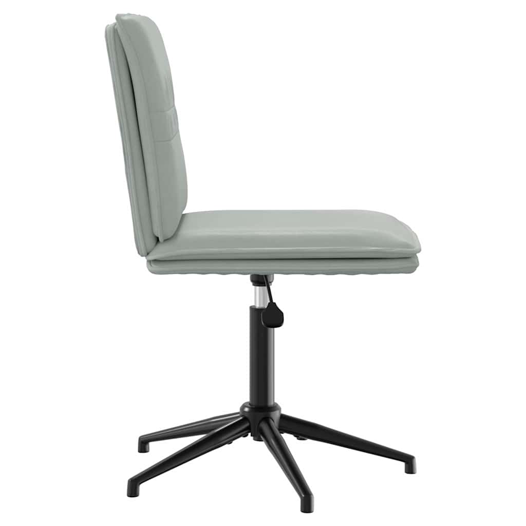 vidaXL Eetkamerstoelen 2 st fluweel lichtgrijs