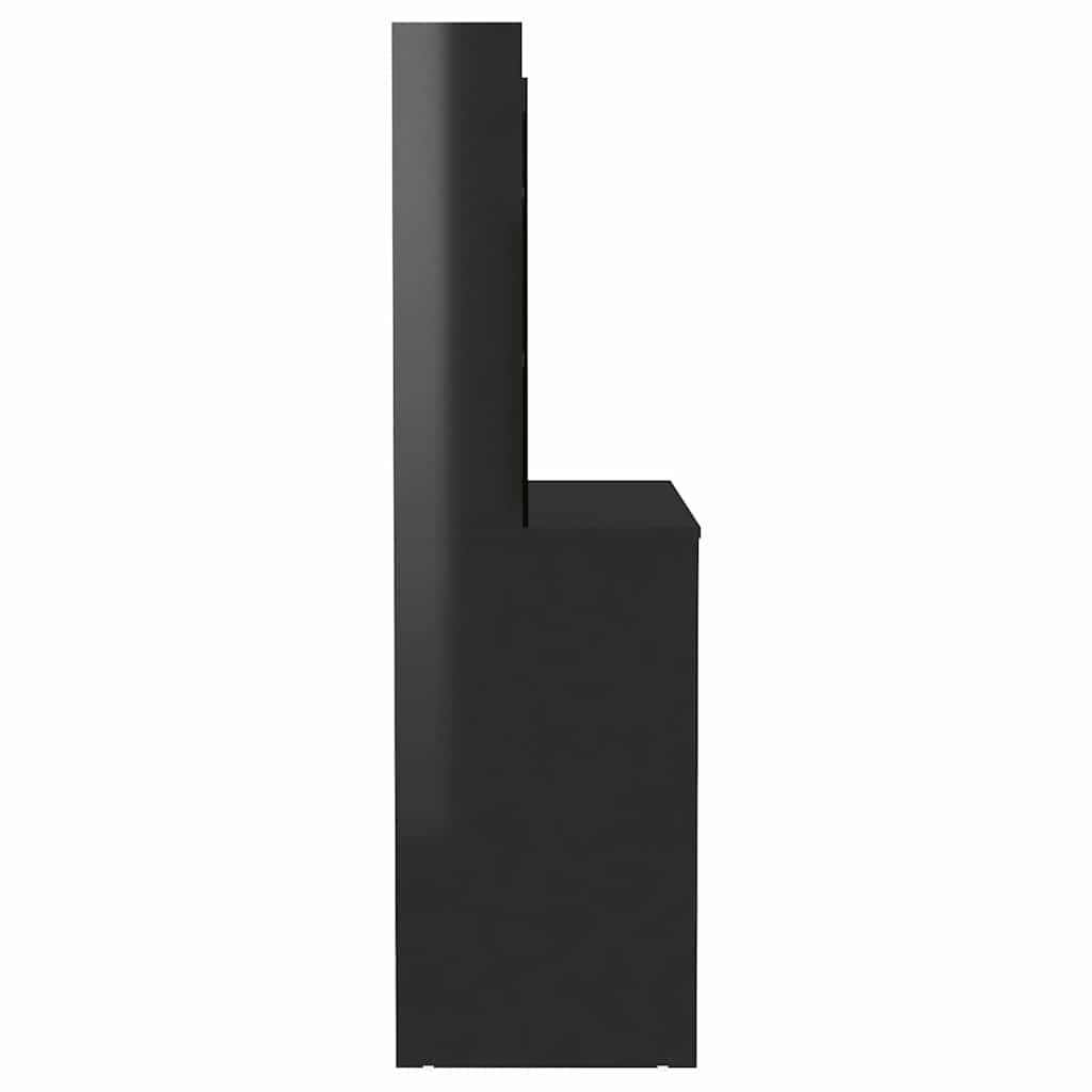 vidaXL Kaptafel met LED-verlichting 100x40x135 cm MDF wit
