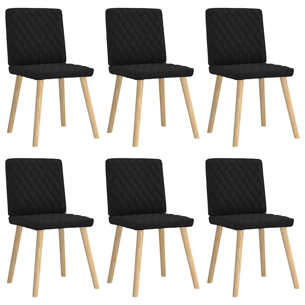 vidaXL Dining Chairs 4 pcs fabric light grey