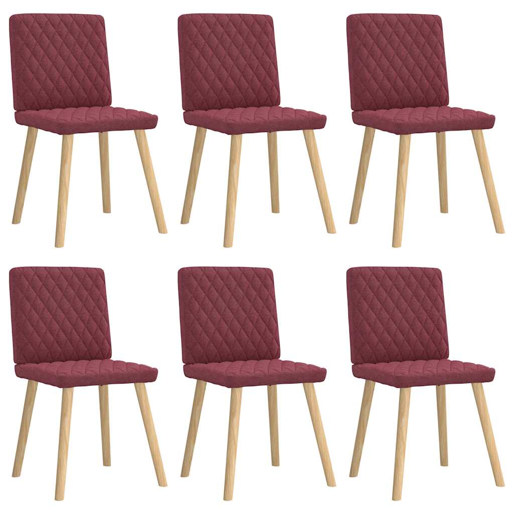 vidaXL Dining Chairs 4 pcs fabric light grey