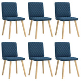 vidaXL Dining Chairs 4 pcs fabric light grey