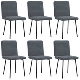 vidaXL Eetkamerstoelen 4 st fluweel lichtgrijs