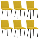 vidaXL Dining Chairs 4 pcs velvet light grey